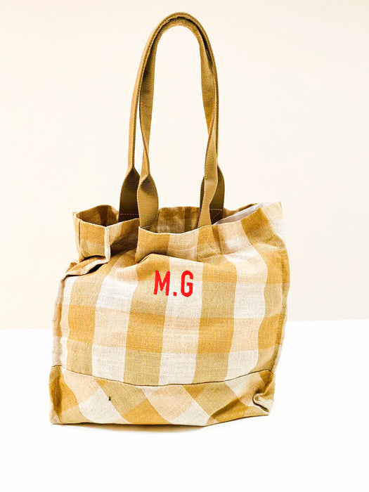 Maxi Tartan bag (Mustard)