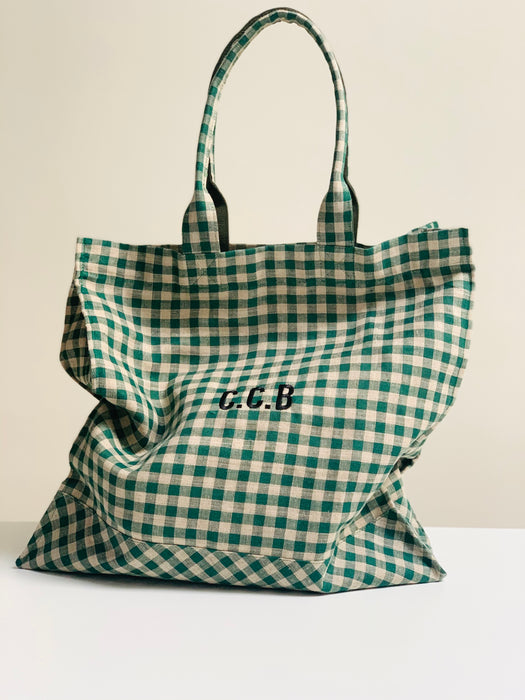 Maxi tartan bag (Green)
