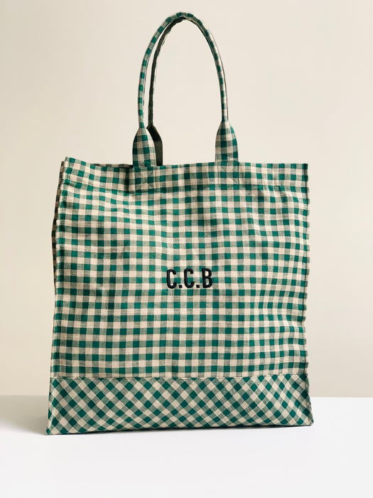 Maxi tartan bag (Green)